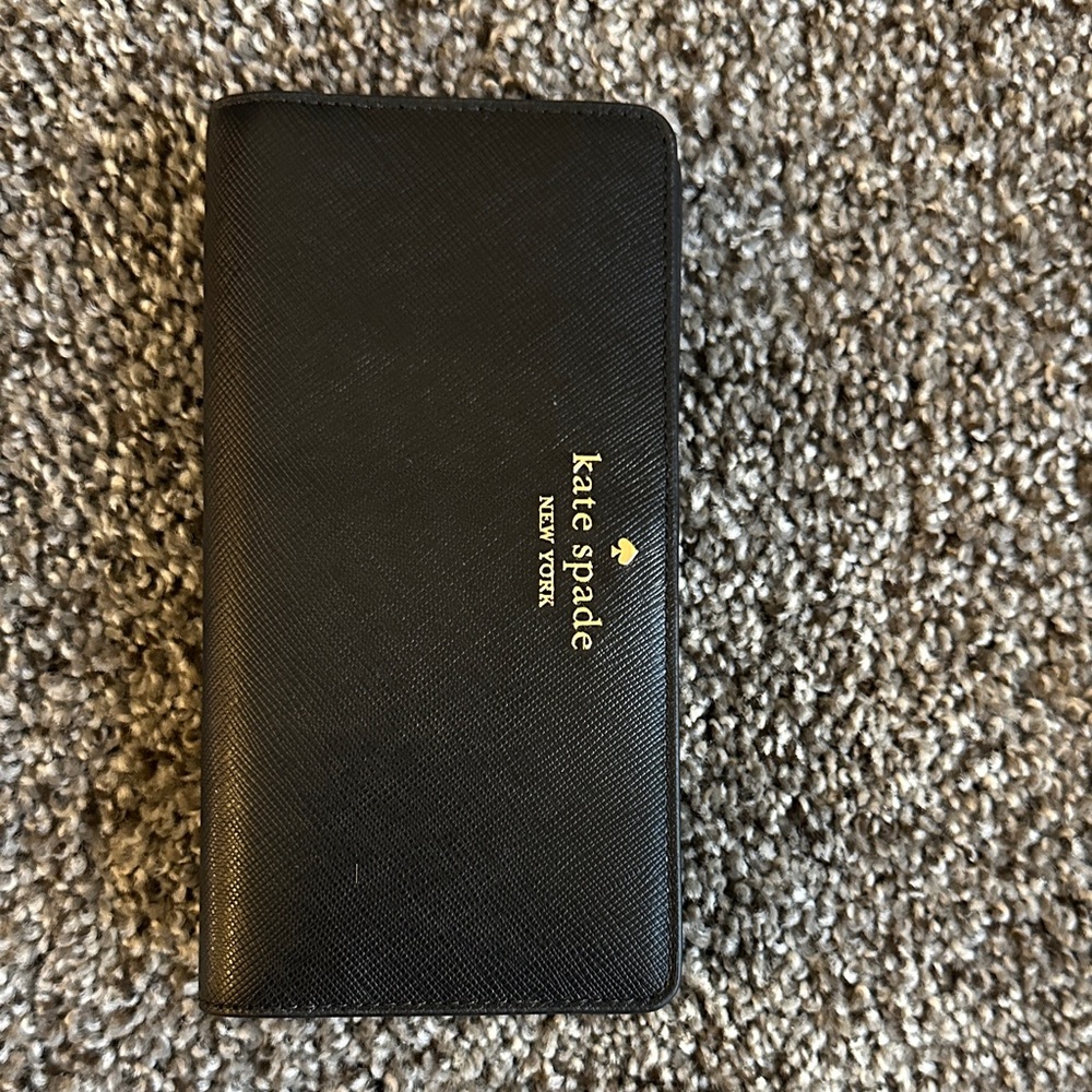 Kate Spade Black Leather Wallet
